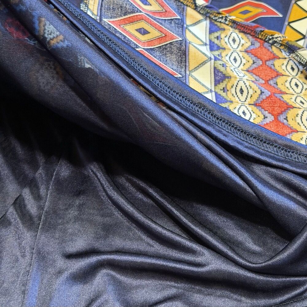 Tribal Print Tank Dress Women Large THML Boho Swing Festival Casual NWT Aztec - Picture 9 of 13